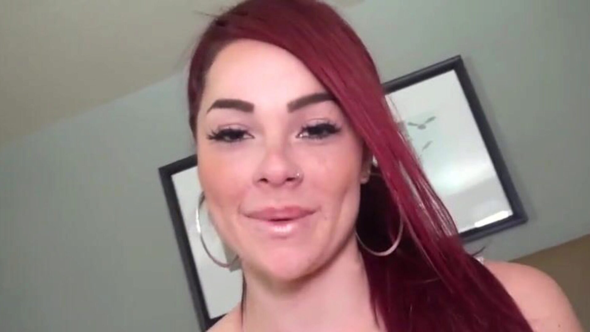 Freckle Face Redhead Takes Bawdy Facial